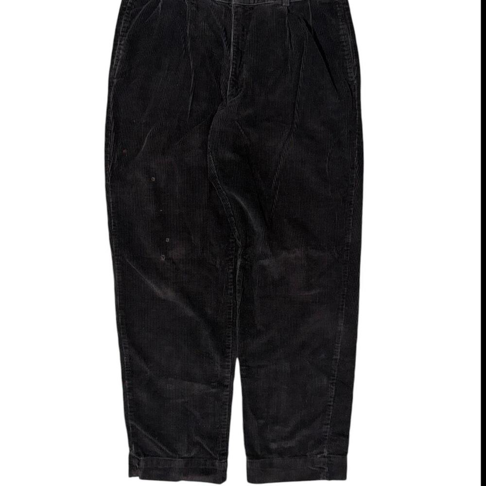Club room black corduroy trousers